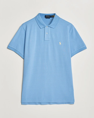 Polo Ralph Lauren Custom Slim Fit Polo Bristol Blue – Blue
