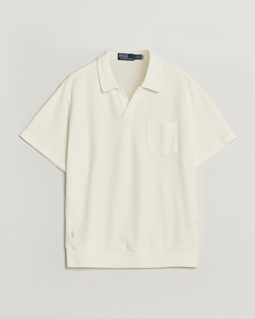 JOHN SMEDLEY SEA COTTON POLO エクリュ John Smedley Adrian Slim Fit Sea Island Polo Parchment at