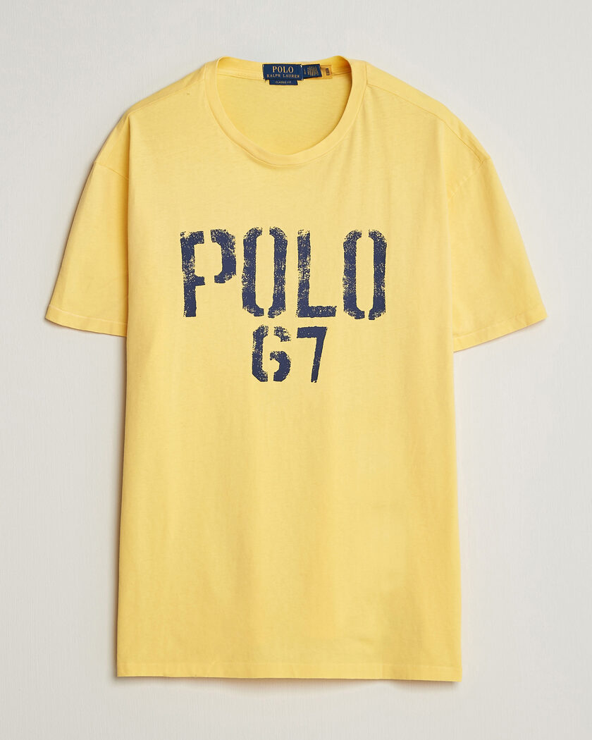 Polo Ralph Lauren Crew Neck T-Shirt Oasis Yellow at CareOfCarl.com
