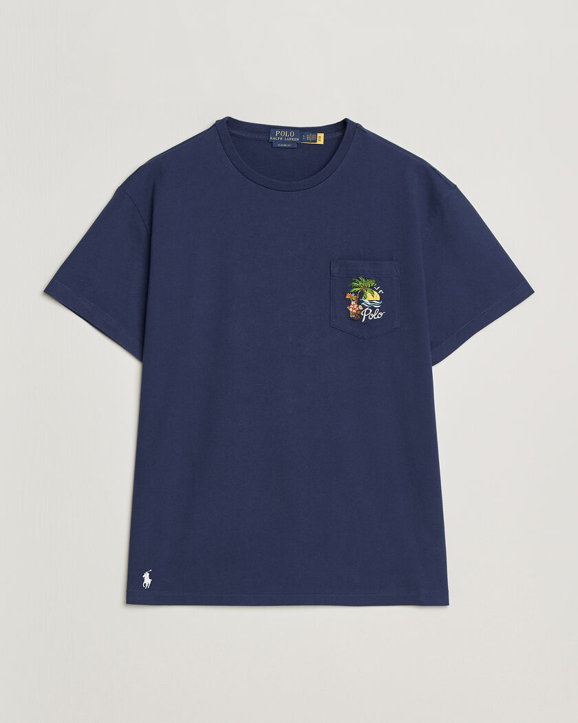 A.P.C. Rue Madame T-Shirt Dark Navy/Ecru at CareOfCarl.com