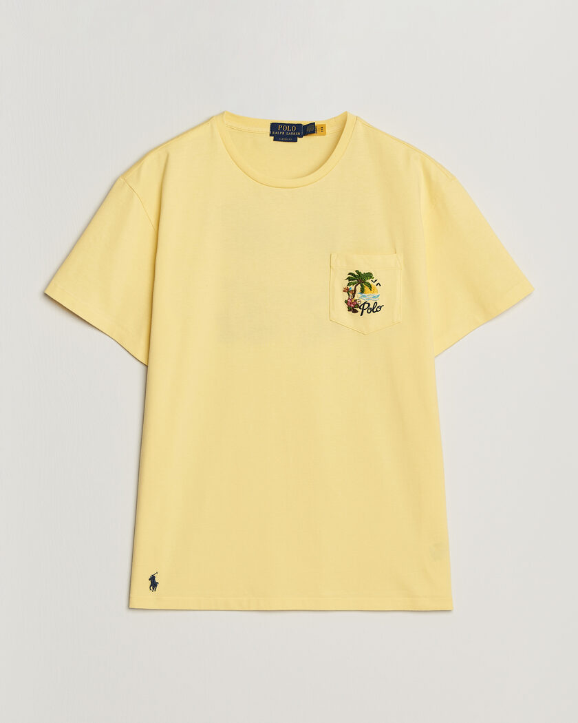 Polo Ralph Lauren Jersey Printed T-Shirt Resort Gold – Yellow