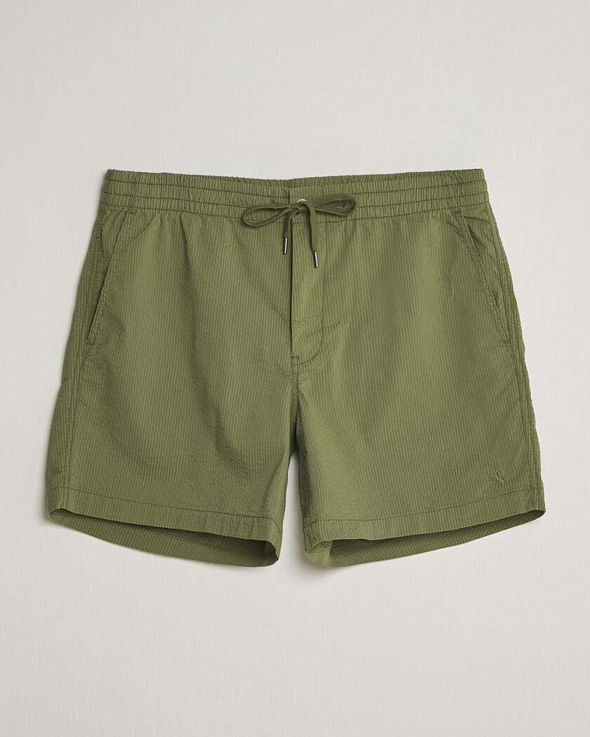 BEAMS PLUS MIL Athletic Shorts Olive at CareOfCarl.com