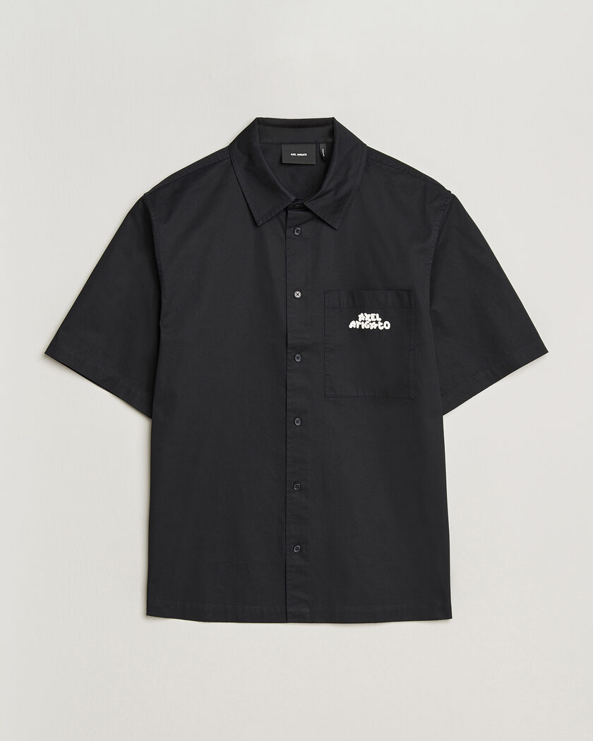 Auralee Tropical Wool Half Sleeve Shirt Brown Check at CareOfCarl.com