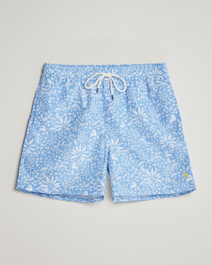 Ralph Lauren Purple Label Amalfi Swim Shorts Light Blue at
