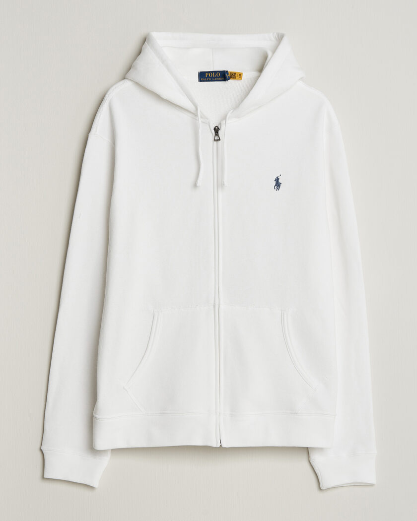 Polo Ralph Lauren Island Terry Full Zip Hoodie White – White