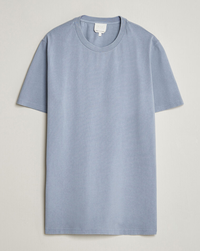 Maison Kitsuné Chillax Fox T-Shirt Beat Blue at CareOfCarl.com