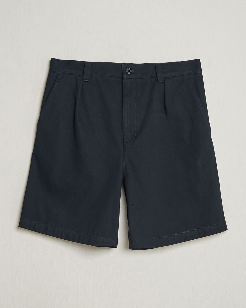 A.P.C. Otis Cotton Chino Shorts Dark Navy – Blue