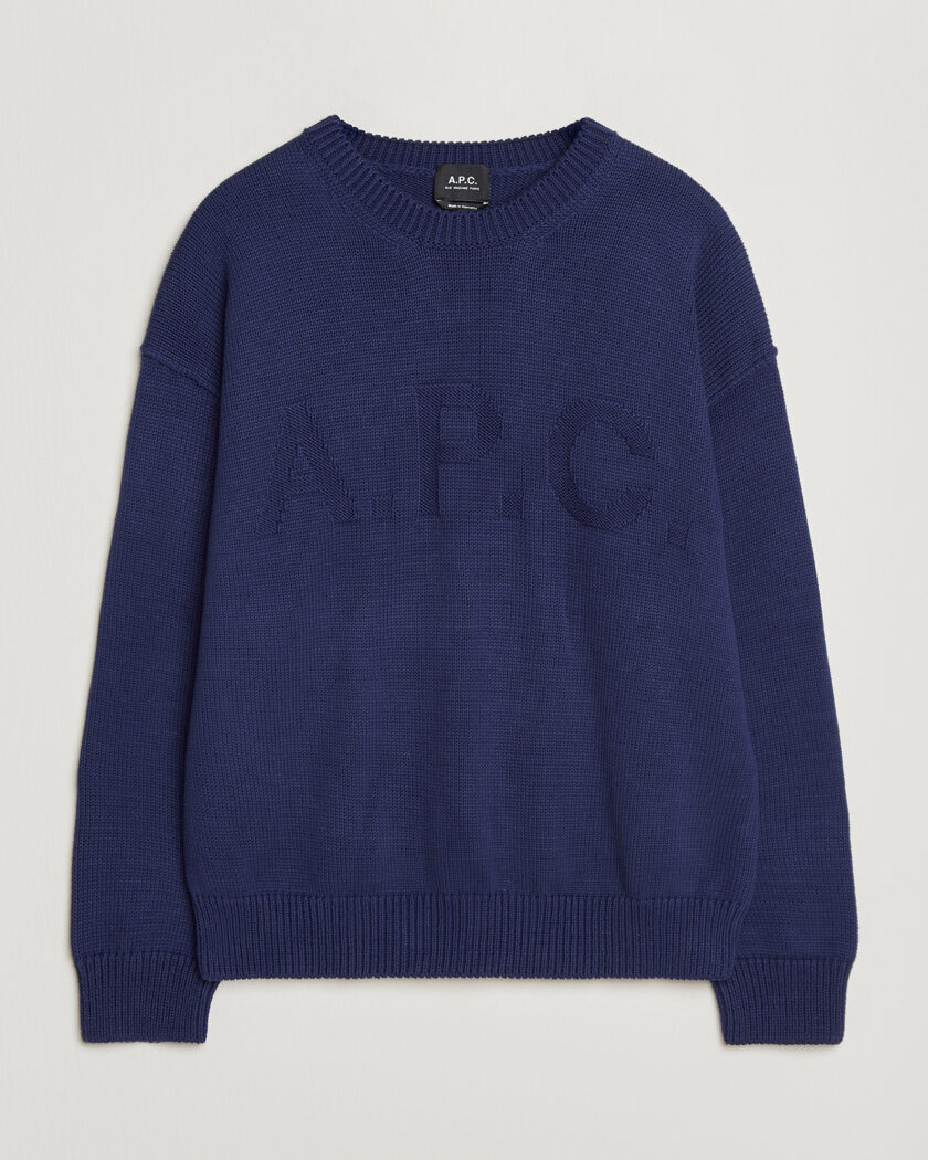 John Smedley Denver Extra Fine Merino Crew Neck Midnight at