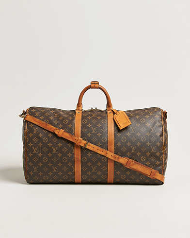 Louis Vuitton Pre-Owned Keepall Bandouliére 55 Monogram – Brown