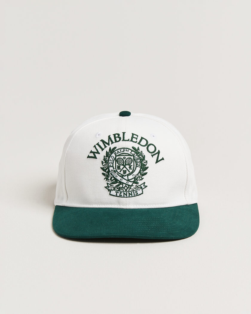 Polo Ralph Lauren Wimbledon Cap White/Moss Agate – White