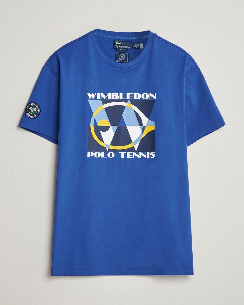 Polo Ralph Lauren Printed Championship Tee Collegiate Blue – Blue