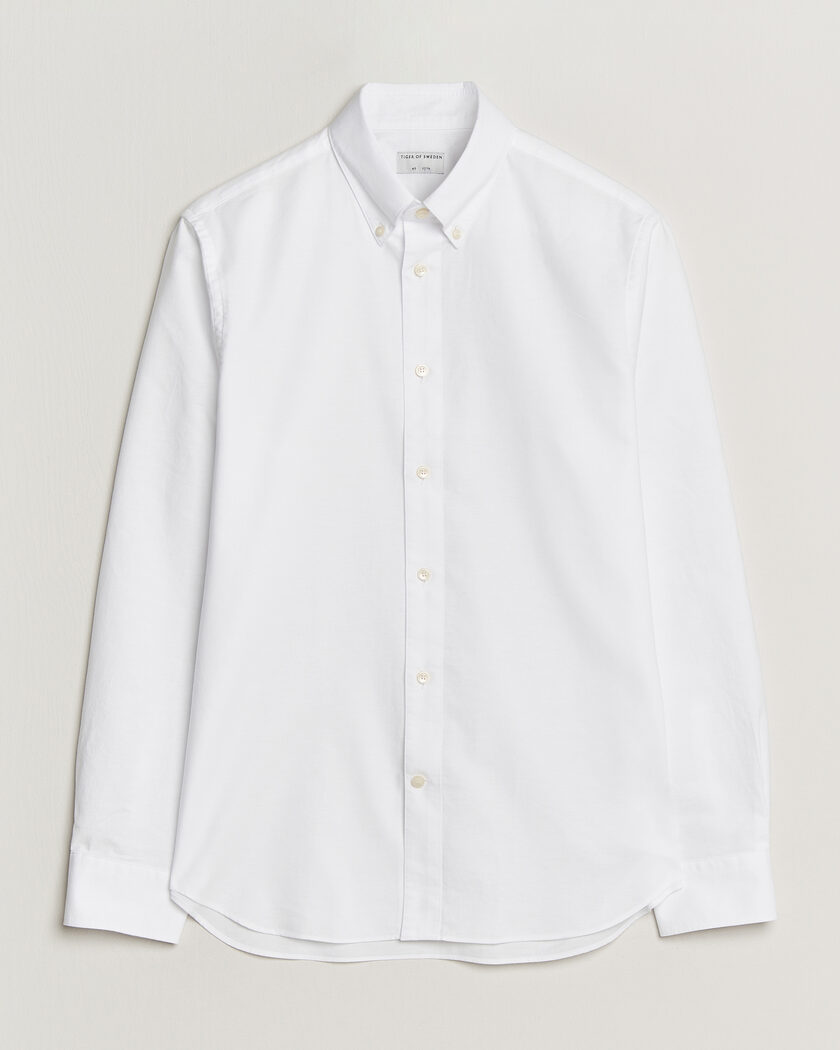 Tiger of Sweden Bjorn Oxford Shirt Pure White – White
