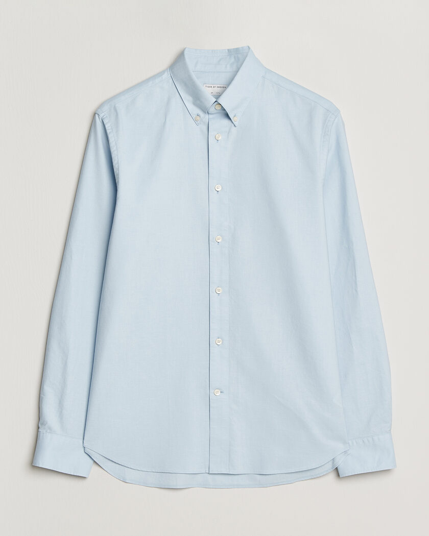 Tiger of Sweden Bjorn Oxford Shirt Light Blue – Blue
