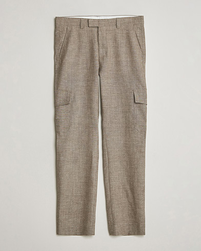 C.P. Company Microreps No Peach Loose Fit Cargo Pants Sand at