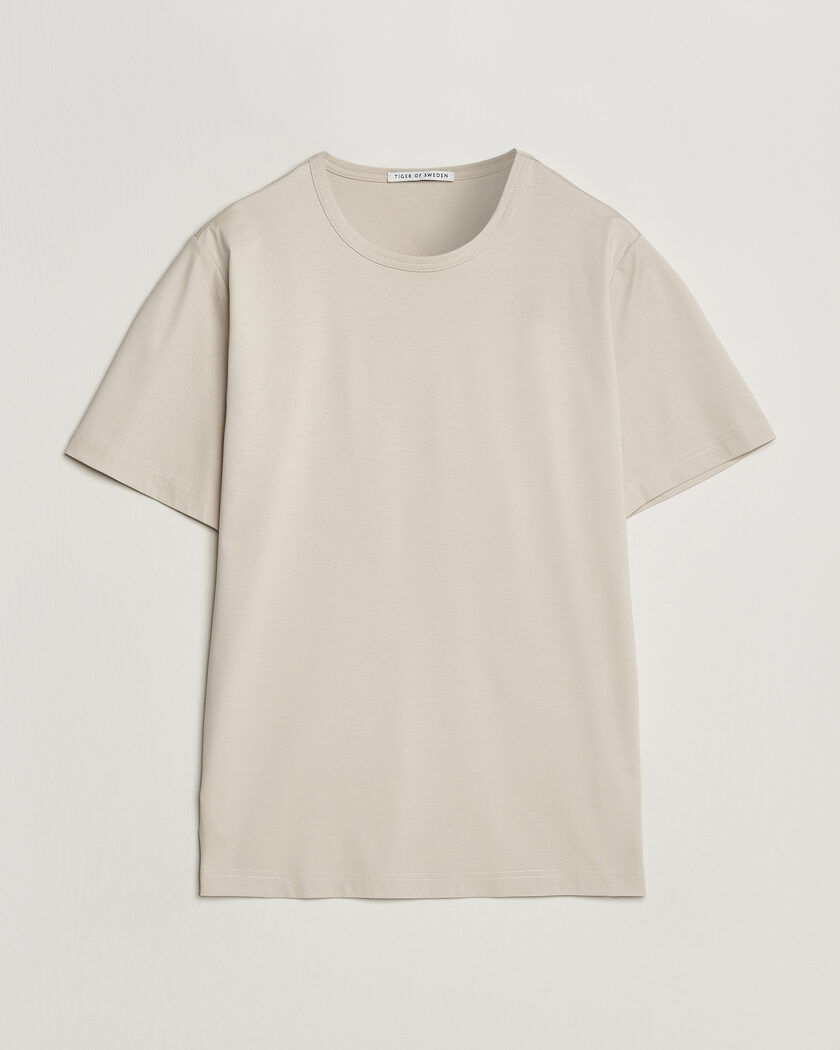 Tiger of Sweden Olaf Mercerized Cotton T-Shirt Seline Grey – Grey