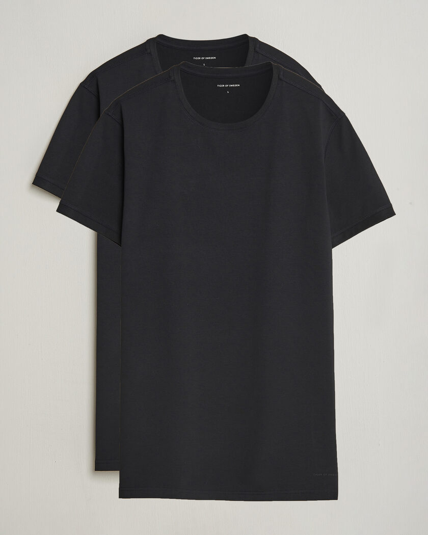 Moncler 3-Pack Logo T-Shirt Black at CareOfCarl.com