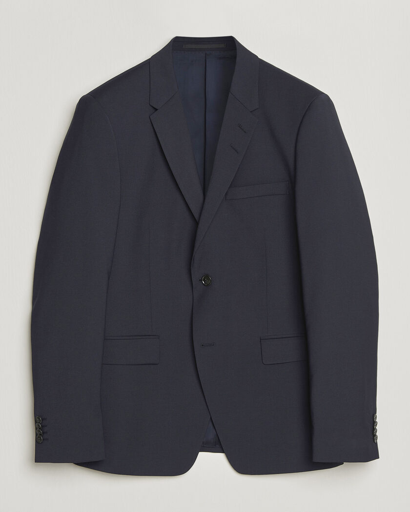 トップス LARDINI wool cotton nayv best Lardini Two Button Wool Blazer Navy at CareOfCarl.com