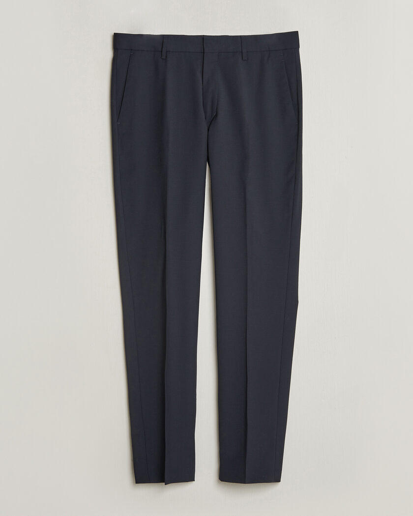 Tiger of Sweden Tenuta Wool Travel Suit Trousers Dark Ink – Blue