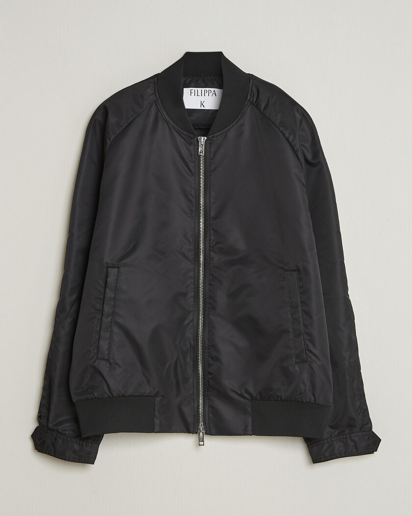 Filippa K Technical Bomber Jacket Black – Black