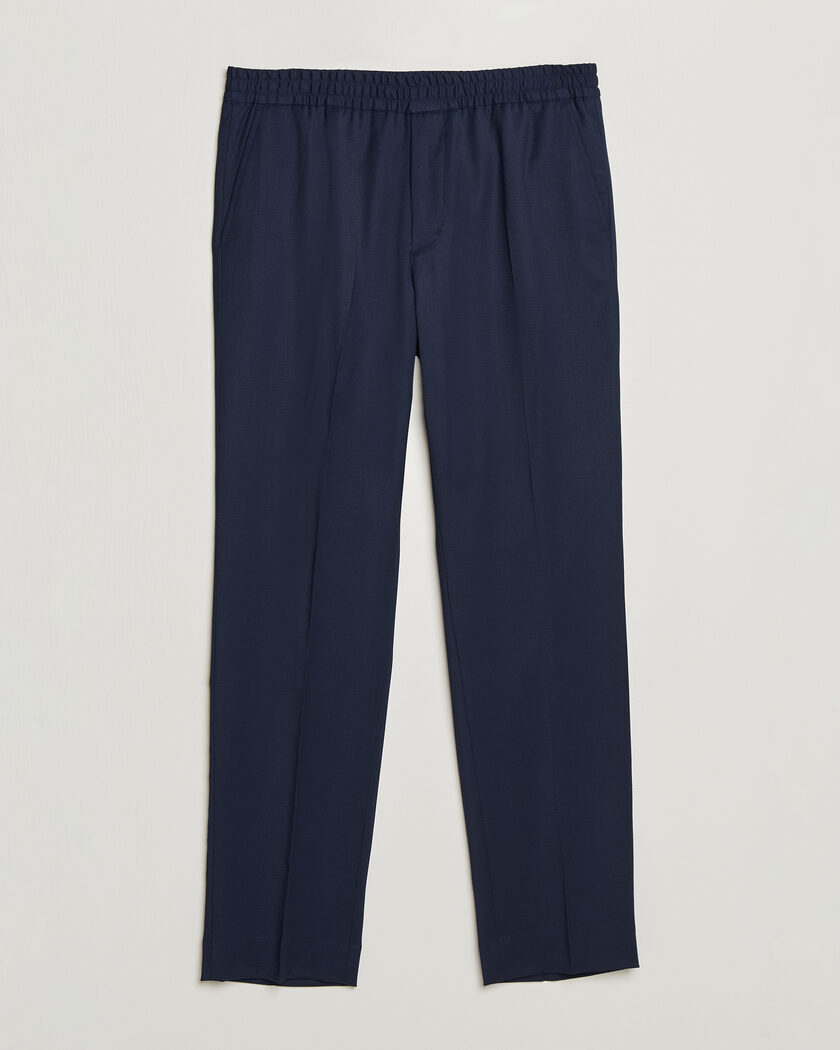 Giorgio Armani Jersey Corduroy Pants Navy at CareOfCarl.com