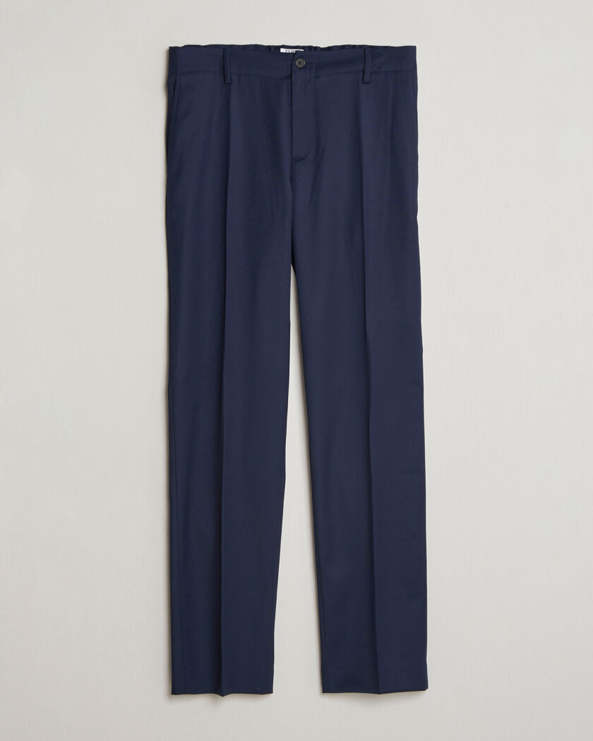 Filippa K Troy Tailored Drawstring Trousers Ink Navy – Blue