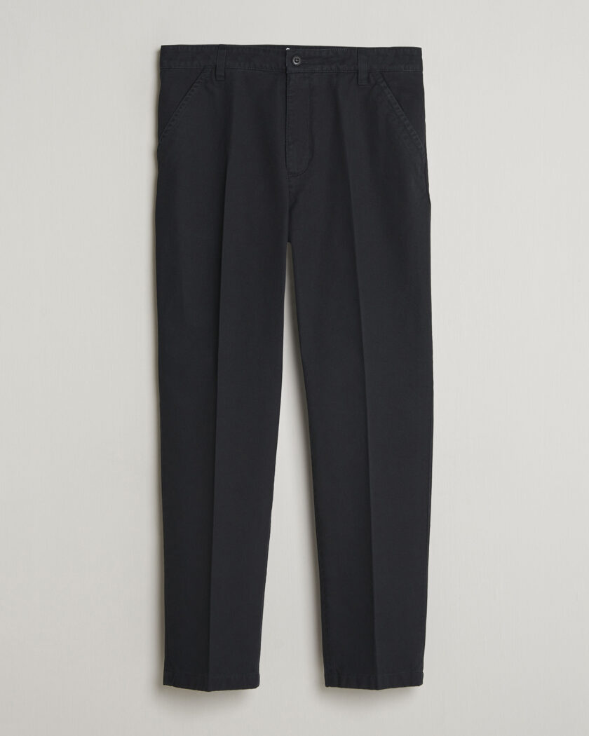 Filippa K Carl Cotton Trousers Black – Black