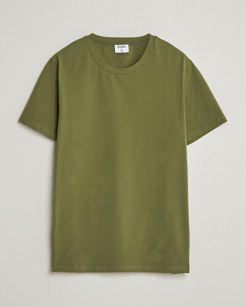 Filippa K Soft Lycra T-Shirt Laurel Green – Green