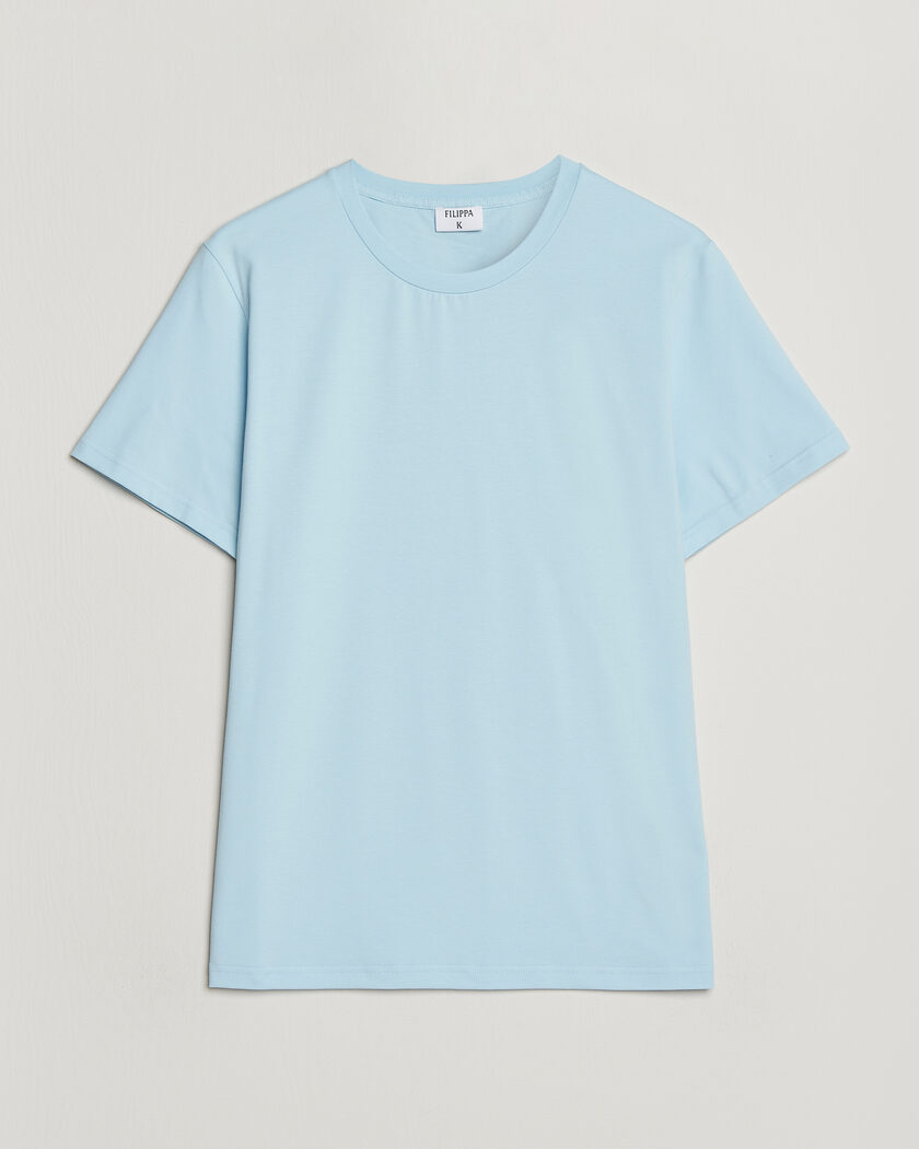 Filippa K Soft Lycra T-Shirt Frost Blue – Blue