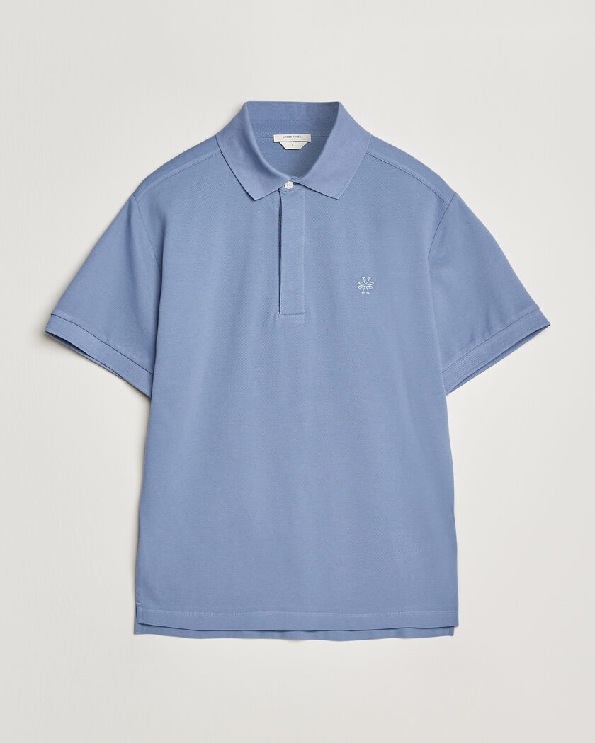 Jacob Cohën Cotton Polo Piquet Aviation – Blue