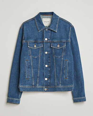 Nudie Jeans Conny Denim Jacket Sunburns Blue at CareOfCarl.com