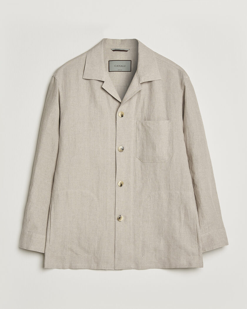 Jil Sander Wool Zip Overshirt Navy at CareOfCarl.com