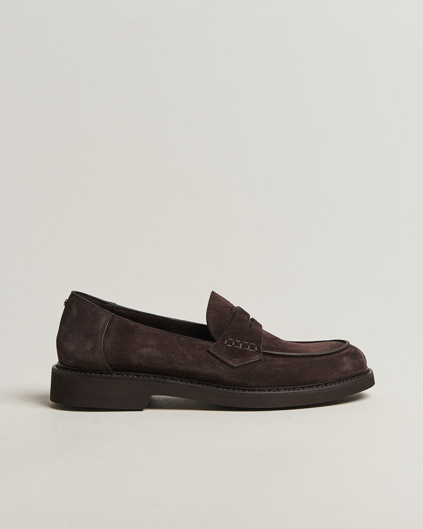 Crockett & Jones Boston City Sole Dark Brown Calf at CareOfCarl.com