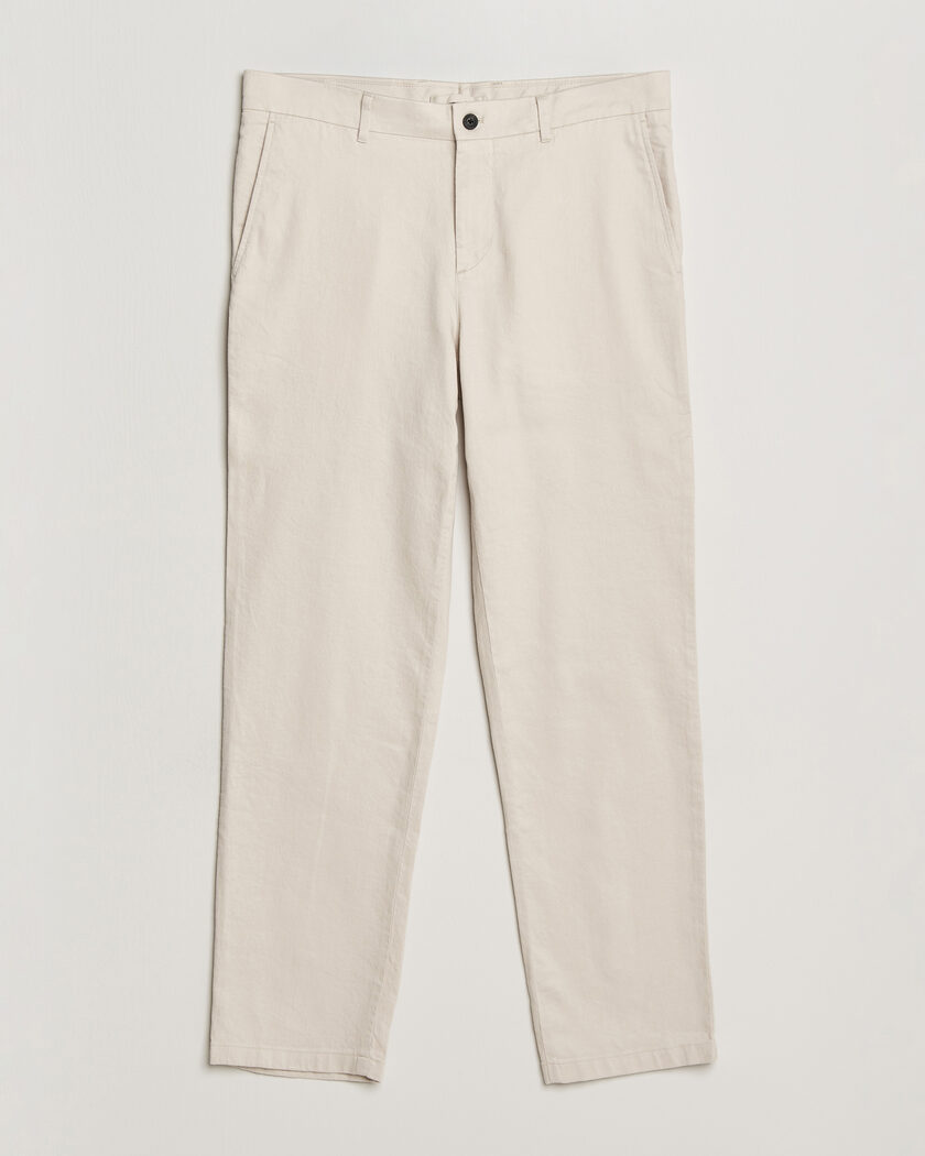 J.Lindeberg Noah Wide Linen Pants Safari Beige at CareOfCarl.com