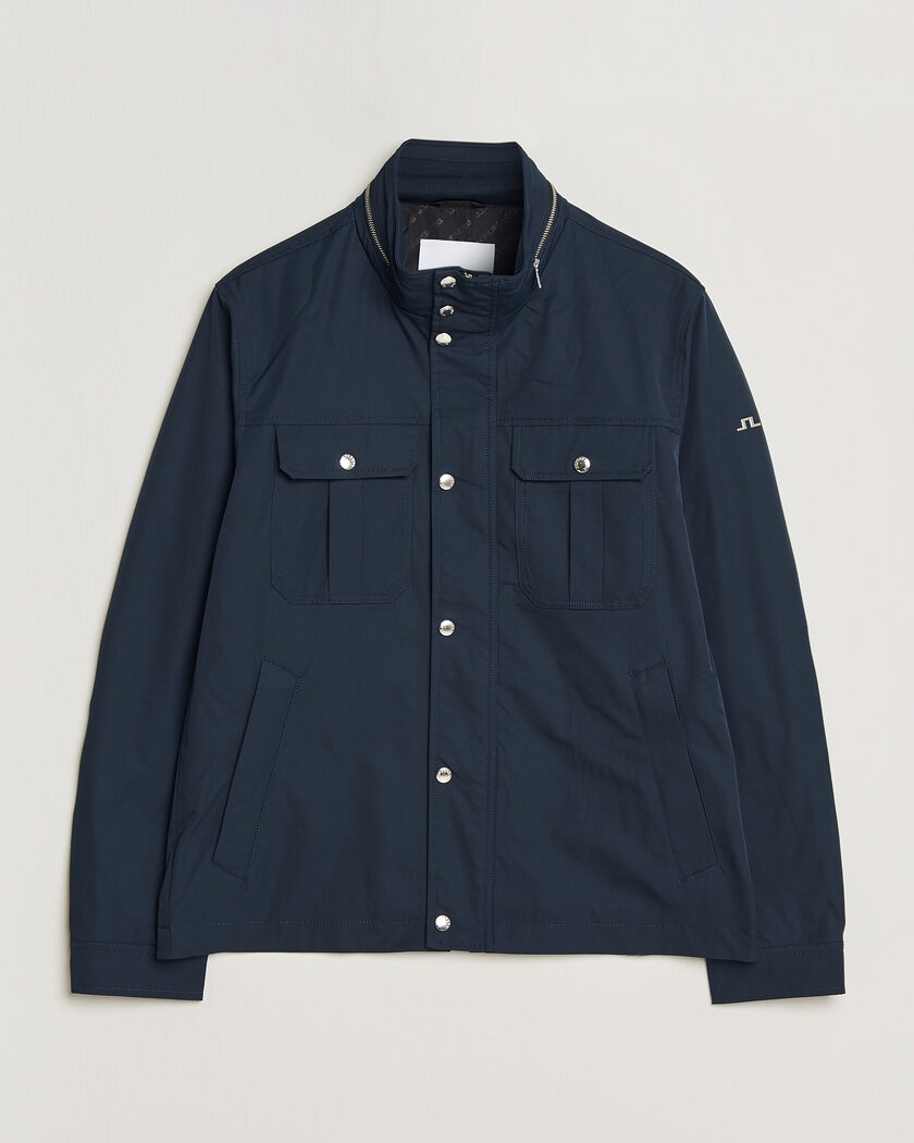Woolrich Cruiser Eco Cotton Bomber Jacket Melton Blue at