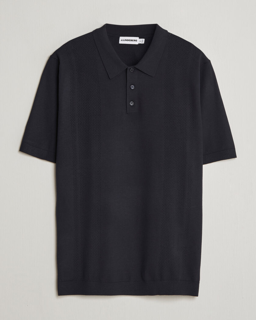 J.Lindeberg Reymond Knit Polo JL Navy – Blue