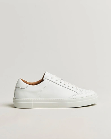 J.Lindeberg Art Signature Leather Sneaker White – White