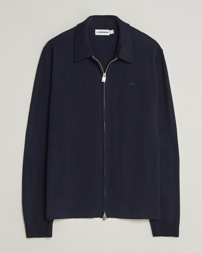 Fred Perry Taped Track Jacket Carbon blue at CareOfCarl.com