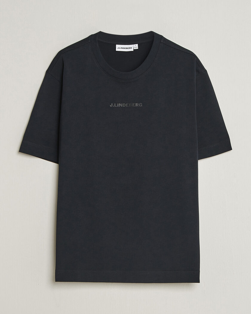 J.Lindeberg Hale Heavy Logo T-Shirt Black – Black