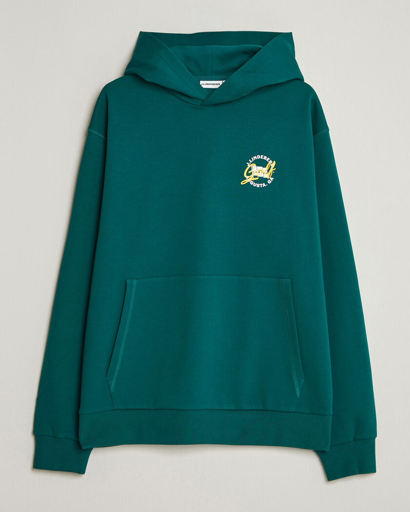 J.Lindeberg Club Masters Tour Hoodie Forest Biome – Green