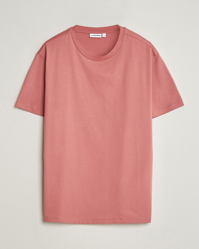 J.Lindeberg Sid Basic T-Shirt Withered Rose – Red