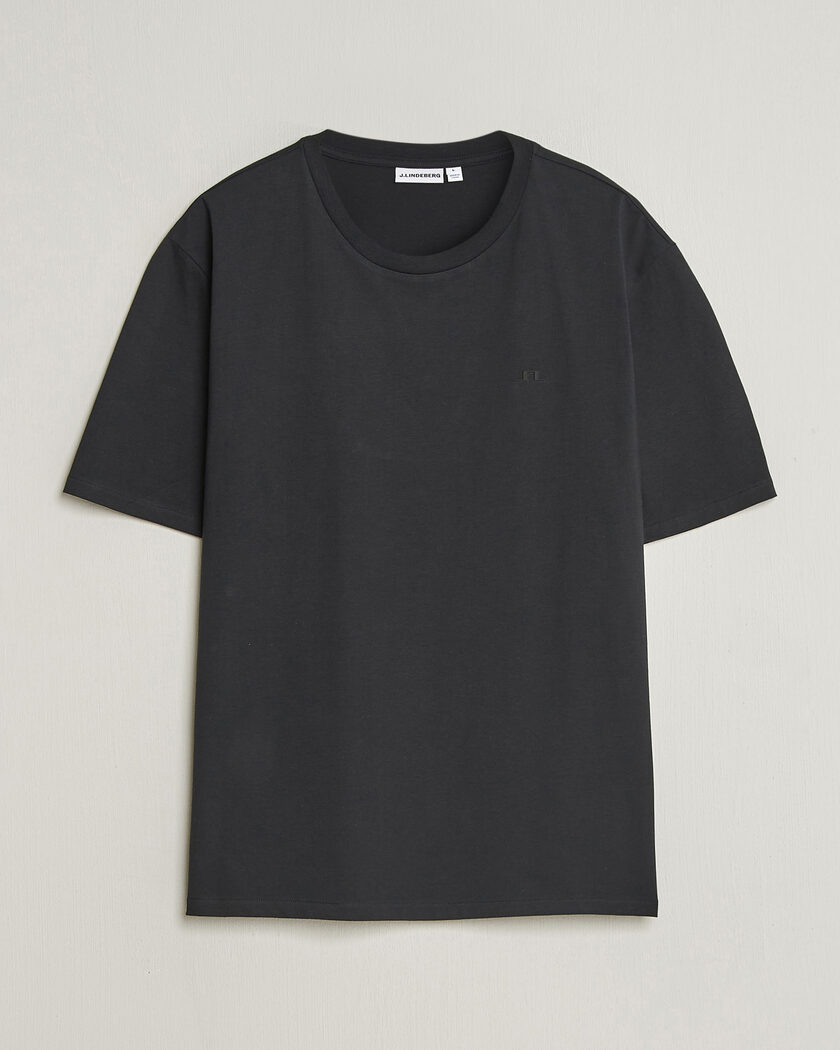 Zimmerli of Switzerland Mercerized Cotton Crew Neck T-Shirt Black