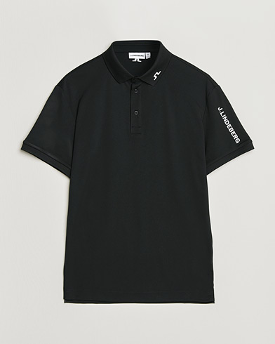 J.Lindeberg Tour Tech Polo Black – Black