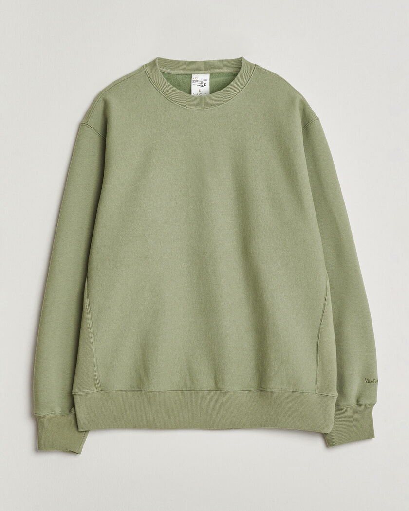 2-Pack Classic Organic Crew Neck Sweat Navy Blue/Emerald Green at