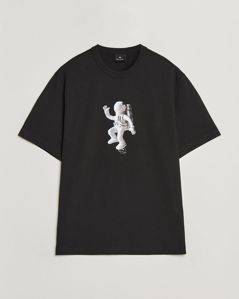 PS Paul Smith Stamps Crew Neck T-Shirt Black at CareOfCarl.com