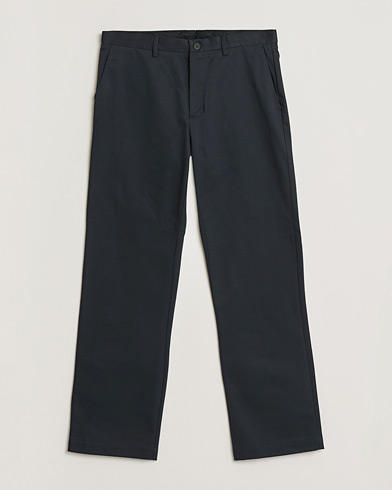 Sunspel Soft Cotton Drill Trousers Navy – Blue