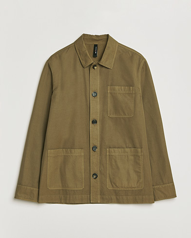 RRL Matlock Cashmere Shirt Jacket Olive at CareOfCarl.com