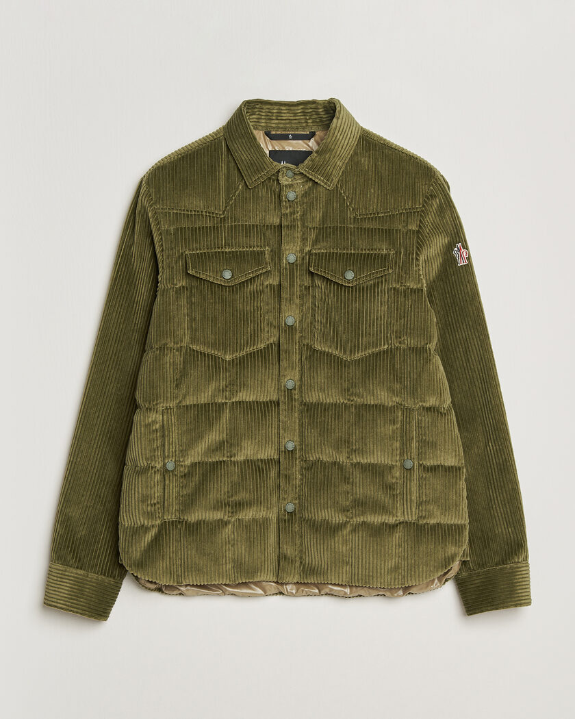 RRL Matlock Cashmere Shirt Jacket Olive at CareOfCarl.com