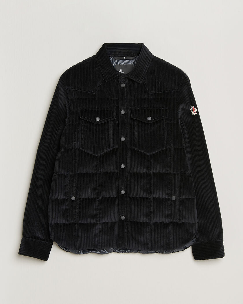 Moncler Grenoble Gelt Corduroy Shirt Jacket Black – Black