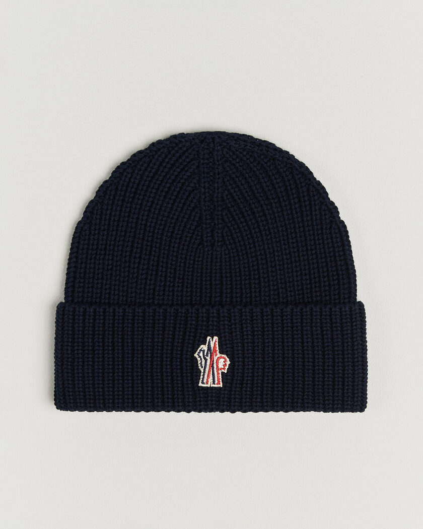 Moncler Grenoble Rib Beanie Navy – Blue
