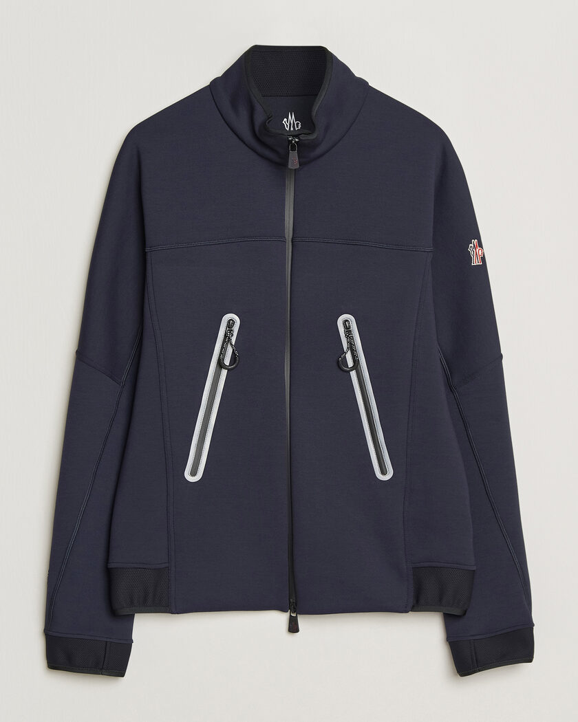 Moncler Hybrid Zip Cardigan Navy at CareOfCarl.com